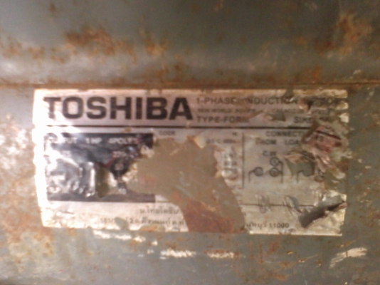 มอเตอร์ 1 แรงโตชิบาไฟบ้าน