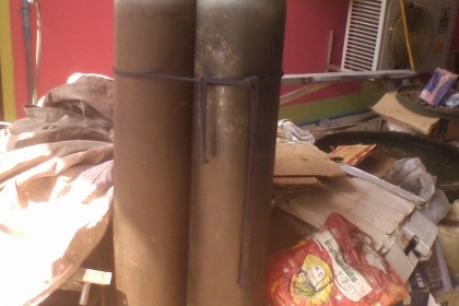 ถังลมใบใหญ่สภาพเหมือนใหม่ครับครับสวยๆครับพร้อมใช้ครับ มี 2 ลูกครับ  ลูกละ 3800  ครับ