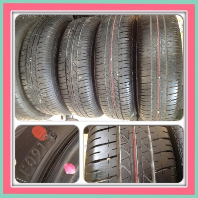 ขายยางป้ายแดงปี13 (0913) ขอบ14 Brigedstone 175/70/14 4 เส้น ราคา 4500 ถอดจากศูนย์ ถูกมากๆๆ