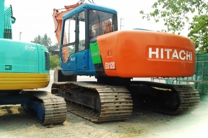 ขาย..รถแบคโฮ HITACHI EX120-2 รถเก่าญี่ปุ่นแท้ พร้อมใช้งานสุดขีด มีใบอินวอยล์.