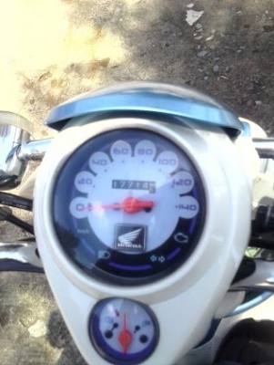 ขายมอเตอร์ไซค์ scoopy-i สีฟ้า ปลายปี2010