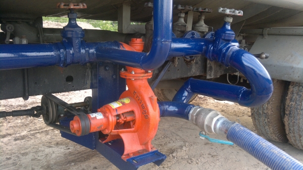 ขายรถน้ำ6 ล้อ 7500ลิตร HINO ปี37  ใช้ปั้มปั่นสเปร์ดูด-ฉีดในตัว