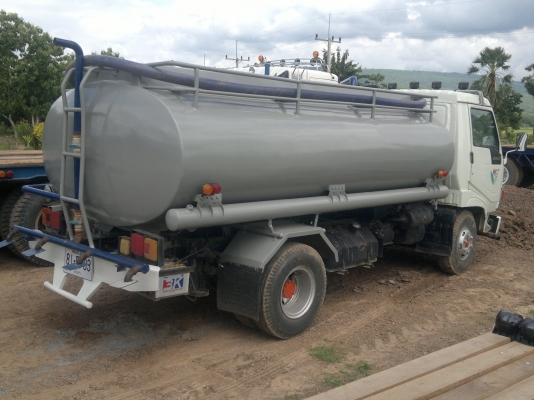 ขายรถน้ำ6 ล้อ 7500ลิตร HINO ปี37  ใช้ปั้มปั่นสเปร์ดูด-ฉีดในตัว