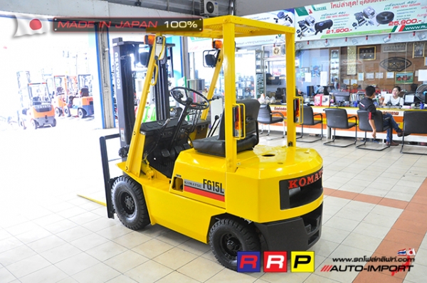 ขายรถโฟล์คลิฟท์มือสอง KOMATSU รุ่น FG15L-14-130969 นำเข้าจากประเทศญี่ปุ่น 100\% ไม่เคยใช้งานในไทย ขายรถโฟล์คลิฟท์มือสอง KOMATSU รุ่น FG15L-14-130969 นำเข้าจากประเทศญี่ปุ่น 100\% ไม่เคยใช้งานในไทย