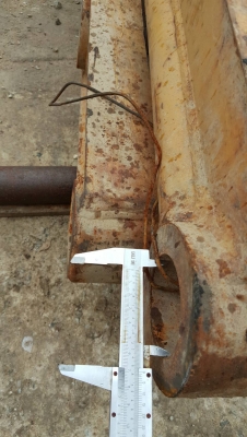 ขายตัวต่ออาร์มสำหรับรถขุดไซค์  100-120 สินค้าเก่านอกสภาพสวยเดิมๆต่อแล้ว ยาวได้1.50 เมตร