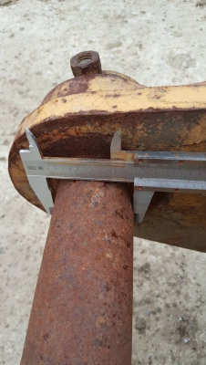 ขายตัวต่ออาร์มสำหรับรถขุดไซค์  100-120 สินค้าเก่านอกสภาพสวยเดิมๆต่อแล้ว ยาวได้1.50 เมตร