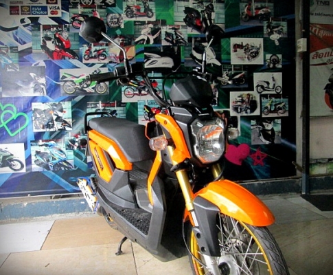 zoomer x  สีส้ม  ล้อ BANSAI ยางใหม่ 23900