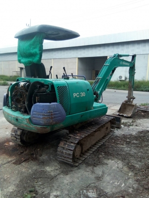 รถขุด KOMATSU PC30-7 มีใบมีด รถสวยขายถูกๆ ราคาต่อรองได้