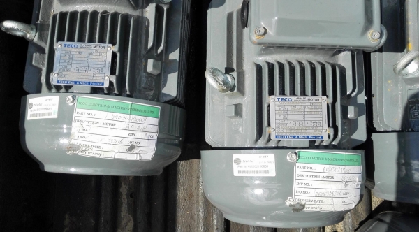 มอเตอร์ไฟฟ้ากำลังของใหม่ TECO ขนาด 4 HP 1445 RPM 380V ของใหม่