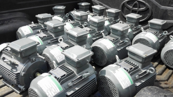 มอเตอร์ไฟฟ้ากำลังของใหม่ TECO ขนาด 4 HP 1445 RPM 380V ของใหม่