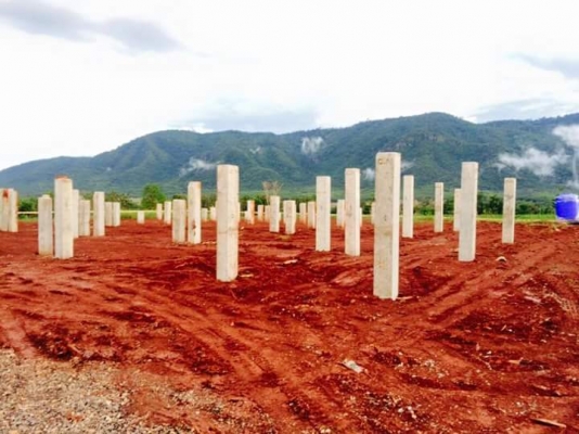 เสาเข็มโคราช#รับตอกเสาเข็ม# บ้าน อาคาร รั้ว ฯลฯ 085-7666984