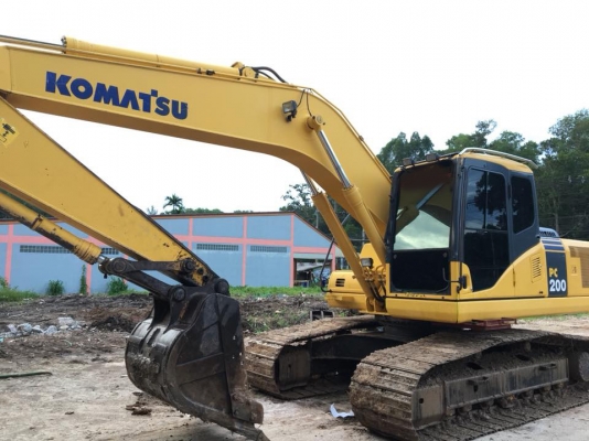 ขายรถแบคโฮ KOMATSU PC200-7 ปี 2013 ซีเรียลสูง ใช้งาน 9 พันชั่วโมง สภาพเทพบุตร