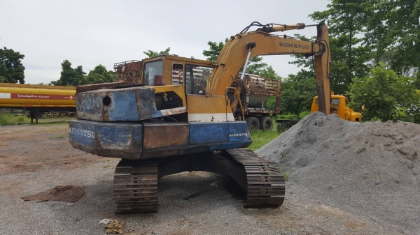 ขาย แบคโฮ KOMATSU PC120-3 เครื่อง 6BD1 ปั้มดี รถใช้งานได้ปกติ