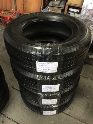 ยาง Bridgestone 265 65 17 ปี17 ดอกเต็ม เนื้อนิ่มๆ ใช้ยาว ราคาไม่แพง