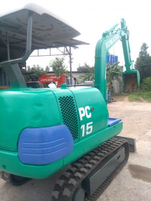 รถแบคโฮ KOMATSU PC15 R7 รถเก่านอกนำเข้า ยังไม่เคยใช้งานในไทย คอนโทลสั้น คอนโทลน้ำมัน จะเป็นรุ่น 8 แล้ว มีระบบเต่า-กระต่าย ไฟฟ้าครบ พร้อมใช้งาน มีเอกสารใบอินวอยซ์