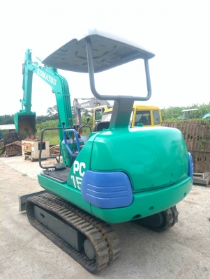 รถแบคโฮ KOMATSU PC15 R7 รถเก่านอกนำเข้า ยังไม่เคยใช้งานในไทย คอนโทลสั้น คอนโทลน้ำมัน จะเป็นรุ่น 8 แล้ว มีระบบเต่า-กระต่าย ไฟฟ้าครบ พร้อมใช้งาน มีเอกสารใบอินวอยซ์