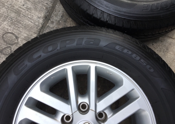 ล้อแม็ก Toyota Fortuner BMC ขอบ17 พร้อมยาง Bridgestone 265-65-17 ปี 17