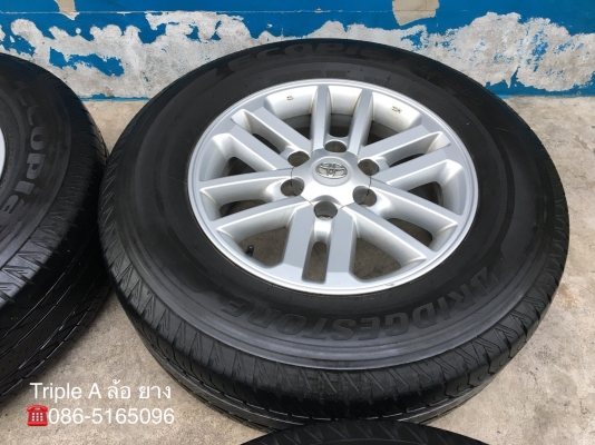 ล้อแม็ก Toyota Fortuner BMC ขอบ17 พร้อมยาง Bridgestone 265-65-17 ปี 17