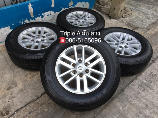 ล้อแม็ก Toyota Fortuner BMC ขอบ17 พร้อมยาง Bridgestone 265-65-17 ปี 17