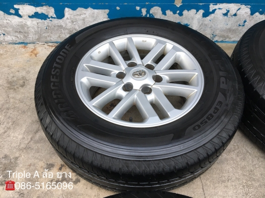 ล้อแม็ก Toyota Fortuner BMC ขอบ17 พร้อมยาง Bridgestone 265-65-17 ปี 17