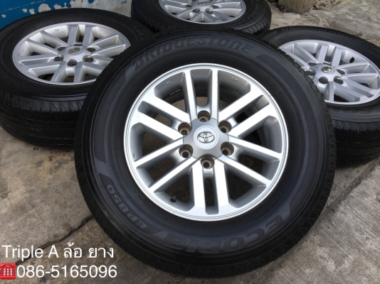 ล้อแม็ก Toyota Fortuner BMC ขอบ17 พร้อมยาง Bridgestone 265-65-17 ปี 17