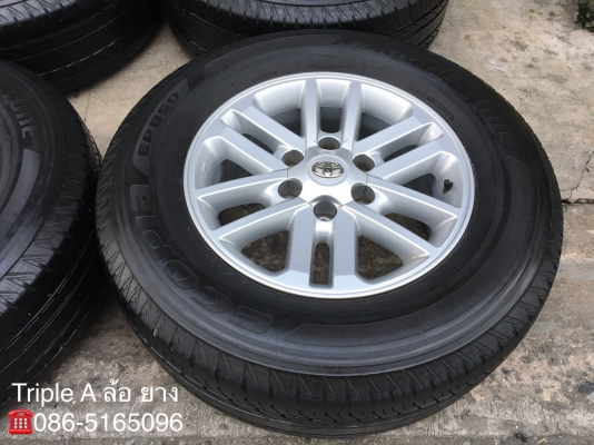 ล้อแม็ก Toyota Fortuner BMC ขอบ17 พร้อมยาง Bridgestone 265-65-17 ปี 17