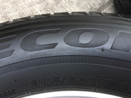 ล้อแม็ก Toyota Fortuner BMC ขอบ17 พร้อมยาง Bridgestone 265-65-17 ปี 17