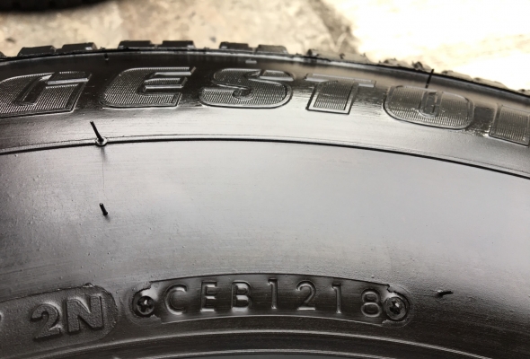 ยางป้ายแดง 205-16 Bridgestone ปี 18