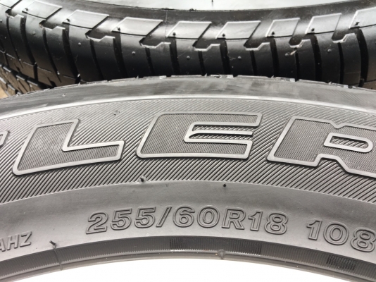 ล้อแม็ก Nissan Navara Caliber NP300 ขอบ 18 พร้อมยาง Bridgestone 255-60-18 ปี 17 แม็กสวย ดอกยางเต็มๆ