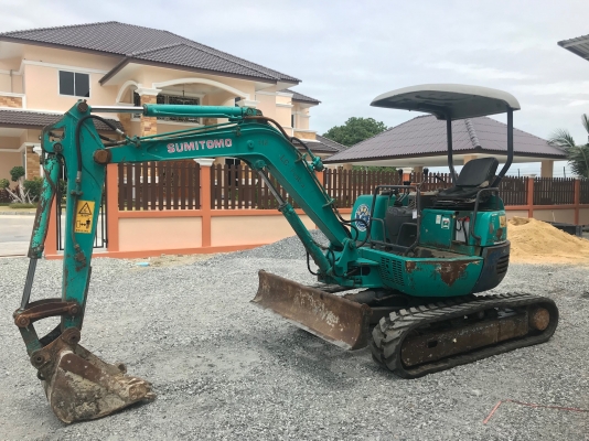 ขายถูกรถแบคโฮSUMITOMOรุ่นSH30นำเข้าญี่ปุ่นไม่เคยใช้งานในไทยเอกสารพร้อม แทร็กยางปั้มนิ้วทำงานไวเครื่องอีซูซุสภาพดีพร้อมใช้งาน 081-8302909 จิรโรจน์ Line : @J555