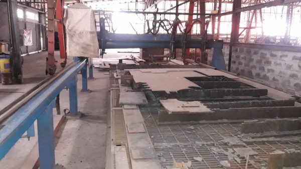 เครื่องตัคเหล็กพาลสม่า komatsu