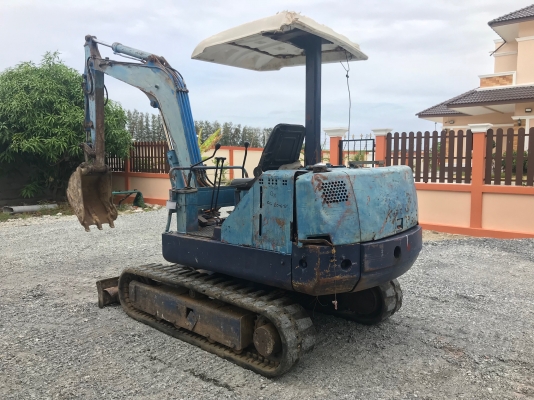 ขายถูกรถแบคโฮKOBELCOรุ่นSK032นำเข้าญี่ปุ่นไม่เคยใช้งานในไทยเอกสารพร้อม แทร็กยางเครื่อง3สูบสภาพพร้อมใช้งาน 081-8302909 จิรโรจน์ Line : @J555