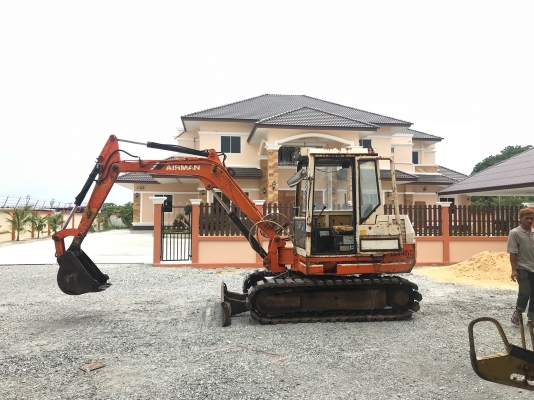 ขายถูกรถแบคโฮAIRMANรุ่นHM45Sนำเข้าญี่ปุ่นไม่เคยใช้งานในไทยเอกสารพร้อม แทร็กเหล็กเครื่องอีซูซุ4สูบสูบสภาพพร้อมใช้งาน 081-8302909 จิรโรจน์ Line : @J555