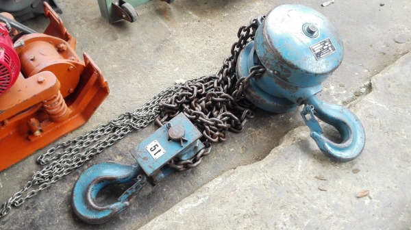 รอกโซ่ทดมือสาวเยอรมัน GEDI Germany ขนาด 5000 kg(5 ตัน) โซ่ยาว 3 เมตร