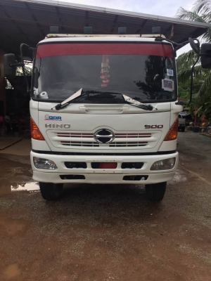 ขาย HINO 260 สองเพลาดั๊ม กระบะเหล็ก รถปี 48