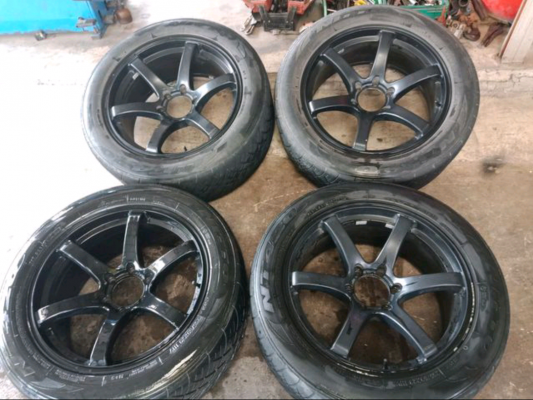 ล้อแม็ค20พร้อมยาง 8เส้น ปี14 ดอกสวยๆ