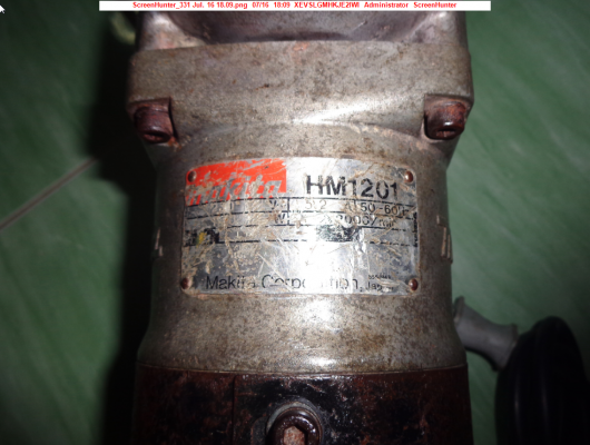 ขายสกัดไฟฟ้า (แย็ก) makita รุ่น HM1201