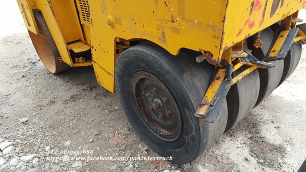 สินค้าเก่านอก ขายถูกด่วนๆBOMAG-BW121AC(เทียบเท่าSAKAI-TW350)รถบดหน้าเหล็ก-หลังยาง /ขับเคลื่อน2เพลา/เลี้ยวเอว/