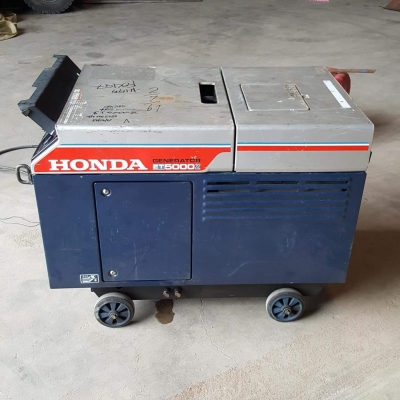 เครื่องปั่นไฟเก่าญี่ปุ่น 5KVA HONDA ET 5000 Z เครื่องยนต์เบนซิน