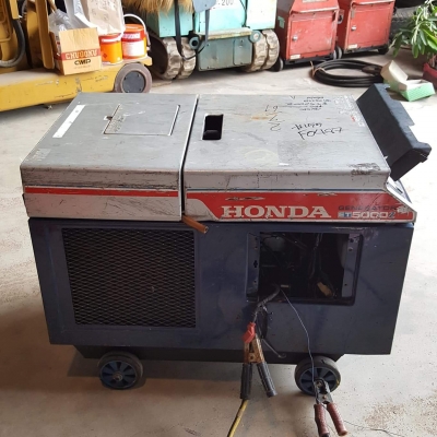 เครื่องปั่นไฟเก่าญี่ปุ่น 5KVA HONDA ET 5000 Z เครื่องยนต์เบนซิน