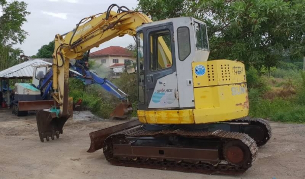 ขายด่วนรถเเบคโฮ ซูมิโตโม SH75หัวเก๋งสวยรถนอกเพื่งนำเข้ามาใหม่สวยเดิมๆเคื่องดีปั่มแรงคอลโทลน้ำมันปั้มนิ้ว บูมอามร์สวยเร็วแรงไม่โหลด เครื่องอีซูซู4สูบ 4JB1ระบบเต่ากะต่ายครบรถยังไม่เคยใช้งานในไทยเลย