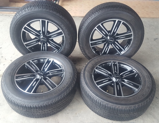 ขายล้อ ISUZUBlue 1.9 ขอบ18 ดำเงา ยางปี16 4 ล้อ