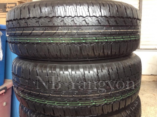 ยางบริสโตน A/T Dueler 265-65-17 ปี18 ถอดป้ายแดง สภาพยังใหม่ ยางบริสโตน A/T Dueler 265-65-17 ปี18 ถอดป้ายแดง สภาพยังใหม่