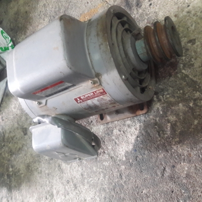 ขาย !! มอเตอร์.มิตซู.ขนาด1แรง220v.สภาพเดิมๆ.พร้อมใช้งาน