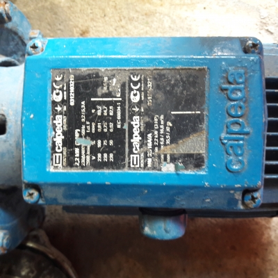 ขาย !! ปั้มหอยโข่ง.CALPIDA.ของอิตาลี่.ขนาด3แรง380v.สีเดิม.พร้อมใช้งาน