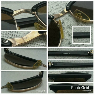 แว่นตาเยอรมันตะวันตกโกลด์ฟิลด์ 12 K ล้ำค่า ! เก่าเก็บ ยุค &#039;60s ไซซ์มาตรฐาน 138mm โมเดลสุดหล่อคล