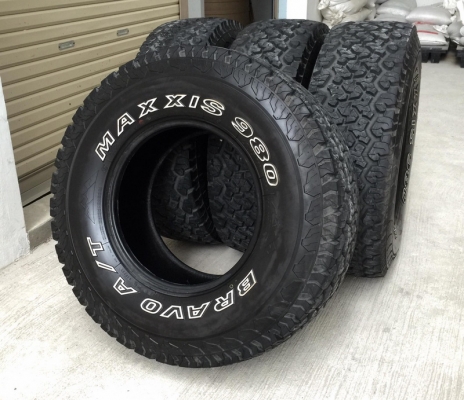 ยางMaxxis 980AT ขนาด 285/75/16 ปี18 ขายถูกๆเส้นละ4พัน
