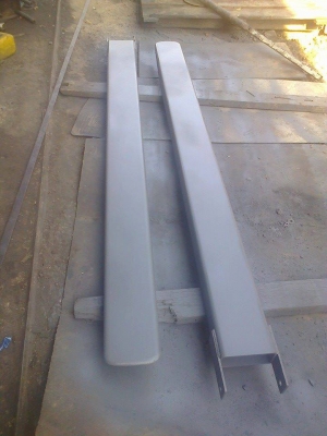 ขายปลอกงา ยาว 1.22เมตร พ่นสีกันสนิมเทา