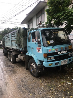 ขาย 1,190,000 สิบล้อดั้มพ่วงแม่ลูก ISUZU ROCKEY 240 โค้ต R นางฟ้าแท้ หัวบาง ยางดี คัชซีสวย ลูก 2 เพล