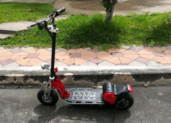 scooterไฟฟ้า 2 ล้อ พร้อมดิสหน้าหลัง